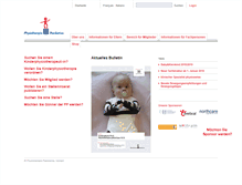 Tablet Screenshot of physiotherapia.paediatrica.ch